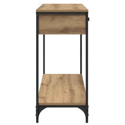 vidaXL Konsolentisch Artisan-Eiche 100 x 34,5 x 75 cm Holzwerkstoff