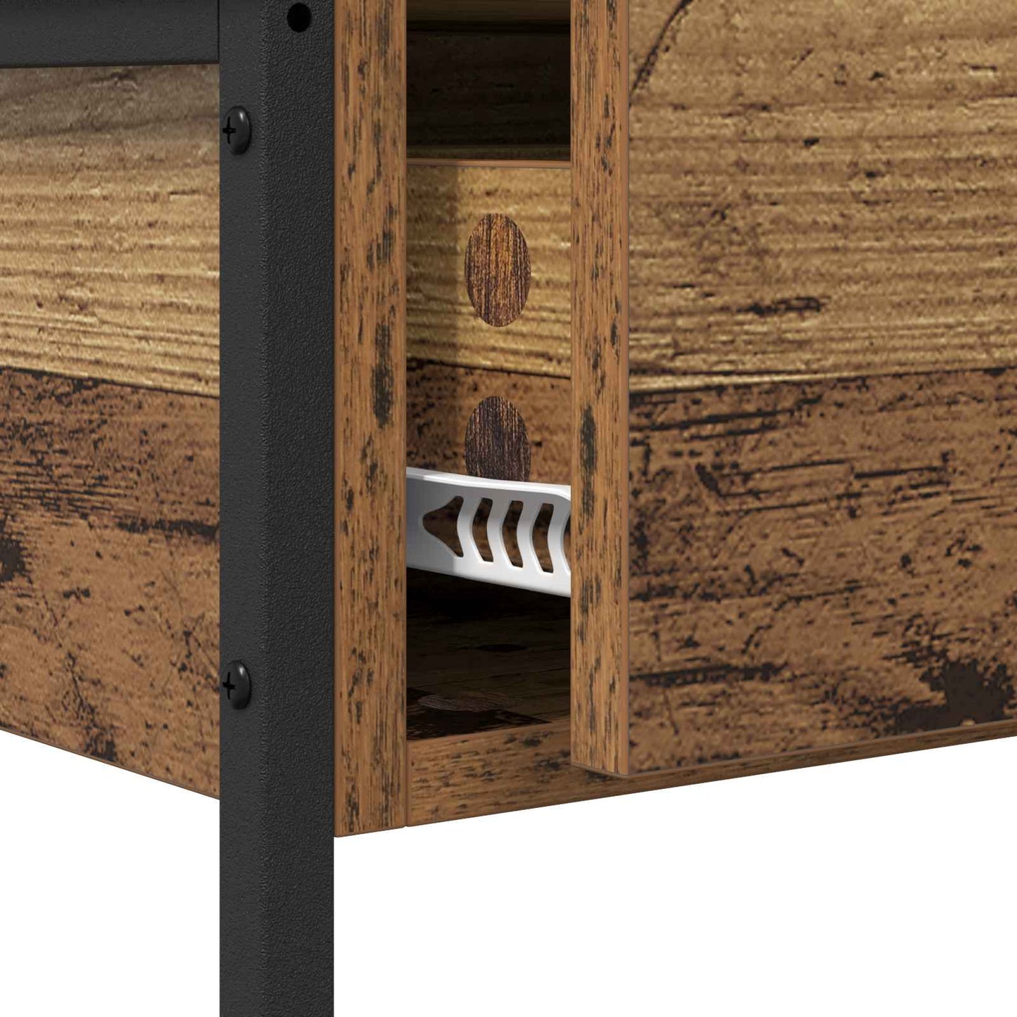 vidaXL Konsolentisch Altholz 75 x 34,5 x 75 cm Holzwerkstoff