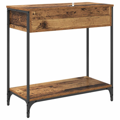 vidaXL Konsolentisch Altholz 75 x 34,5 x 75 cm Holzwerkstoff
