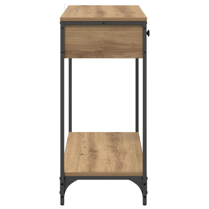 vidaXL Konsolentisch Artisan-Eiche 75 x 34,5 x 75 cm Holzwerkstoff