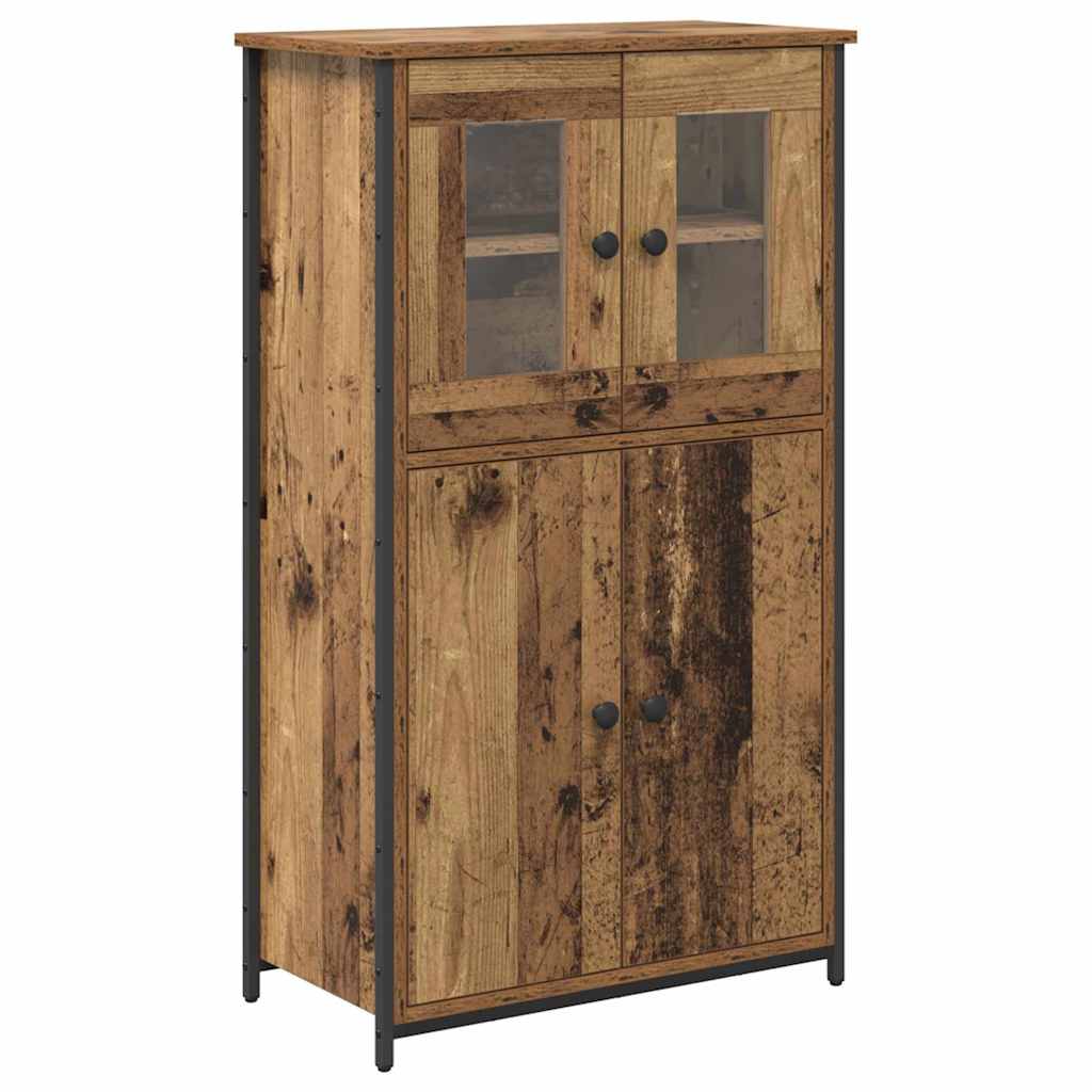 vidaXL Highboard Altholz 62 x 32 x 106,5 cm Holzwerkstoff