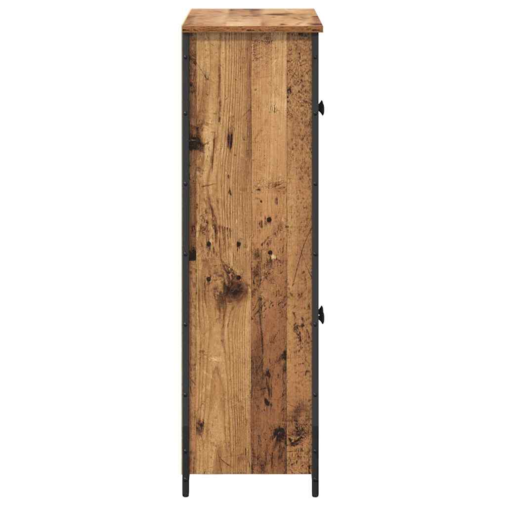 vidaXL Highboard Altholz 62 x 32 x 106,5 cm Holzwerkstoff