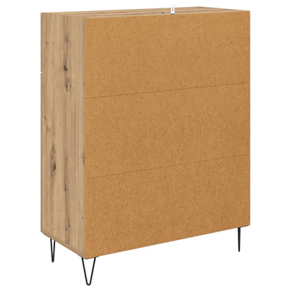 vidaXL Sideboard Artisan-Eiche 69,5 x 34 x 90 cm Holzwerkstoff