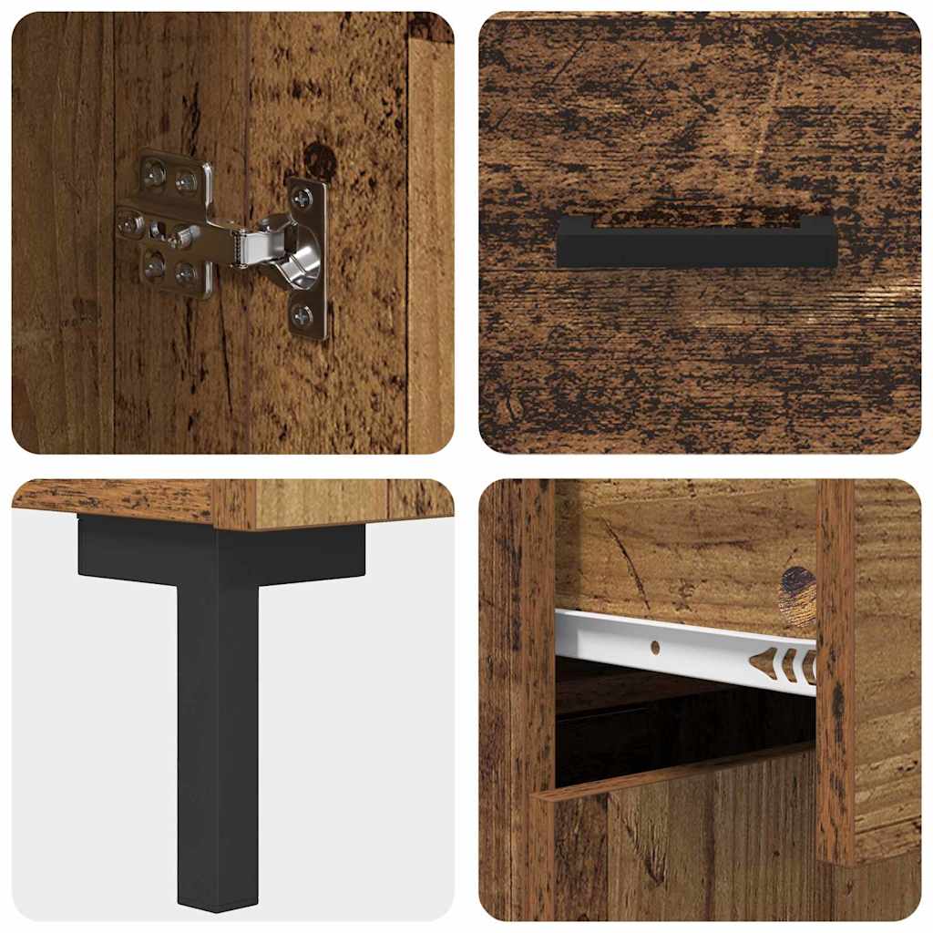 Sideboard Altholz 69,5 x 34 x 90 cm Holzwerkstoff