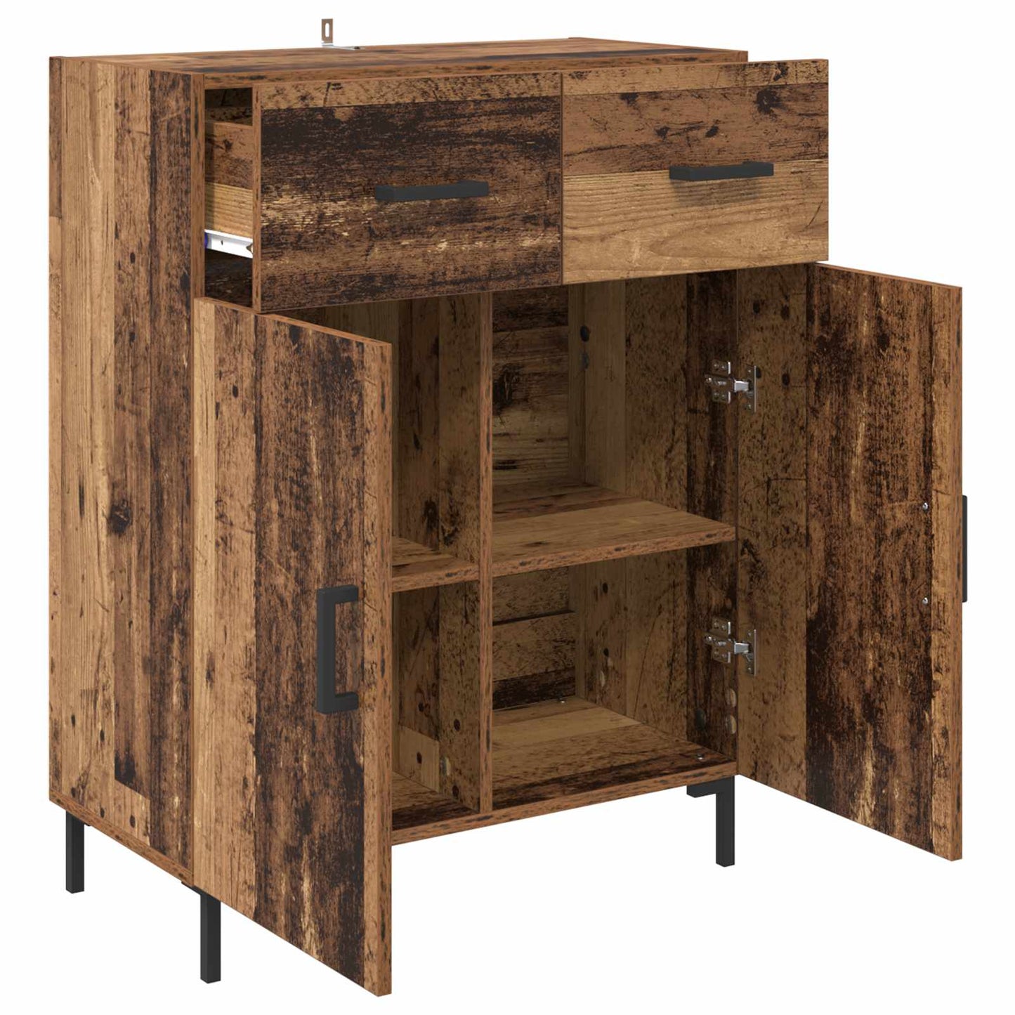 vidaXL Sideboard Altholz 69,5 x 34 x 90 cm Holzwerkstoff