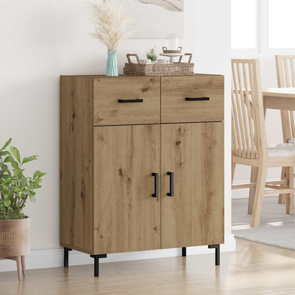 vidaXL Commode Chêne Artisan 69,5 x 34 x 90 cm Bois d'ingénierie