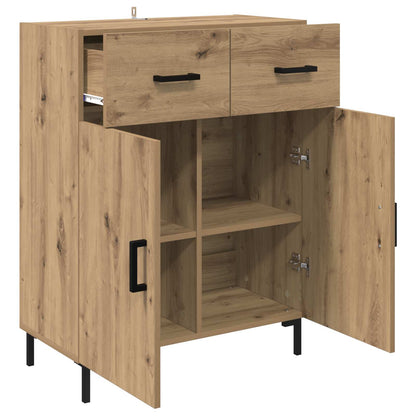 vidaXL Commode Chêne Artisan 69,5 x 34 x 90 cm Bois d'ingénierie