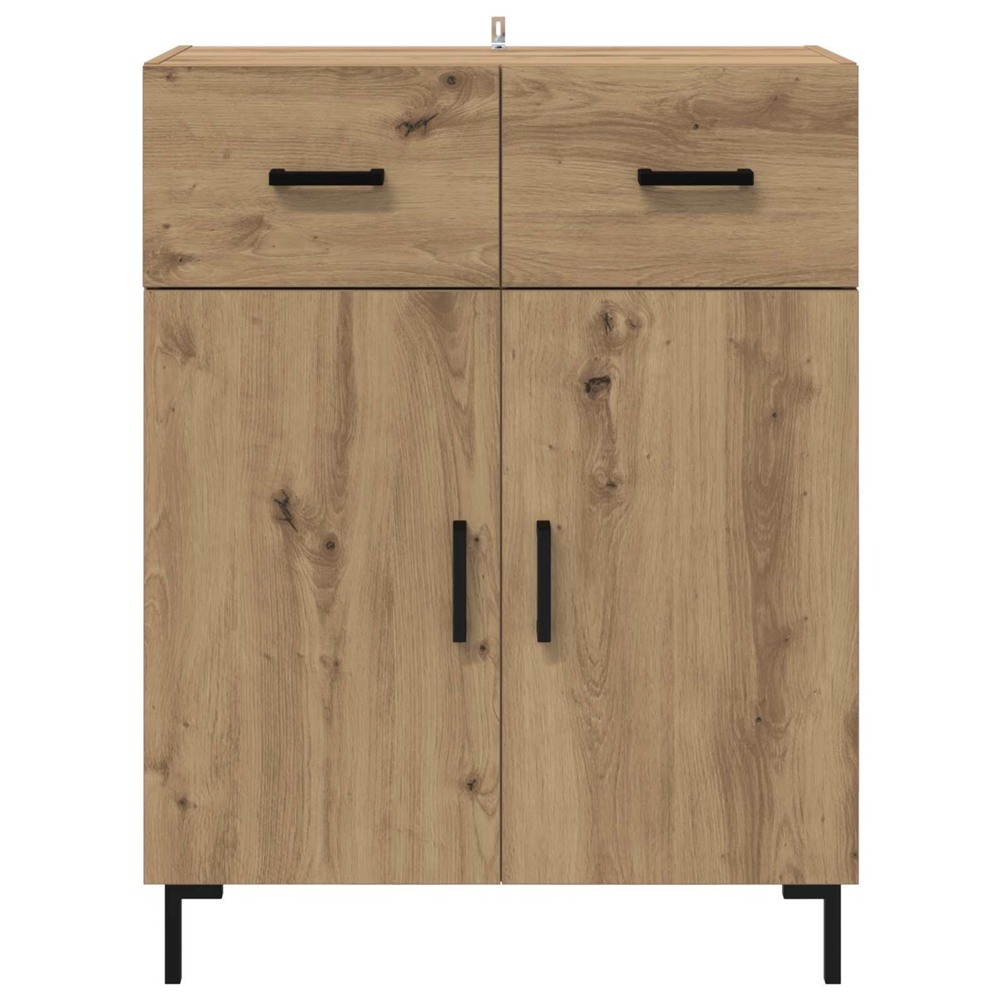 vidaXL Commode Chêne Artisan 69,5 x 34 x 90 cm Bois d'ingénierie