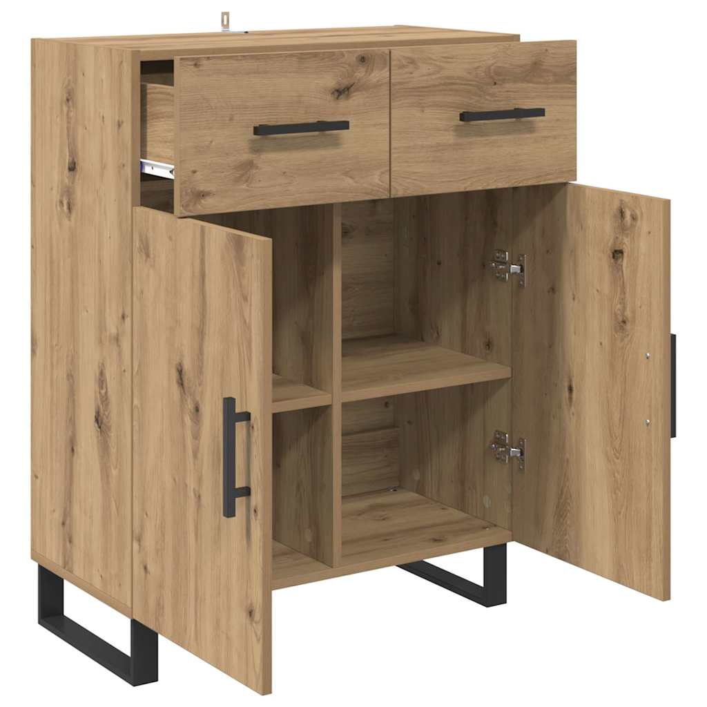 Sideboard Artisan-Eiche 69,5 x 34 x 90 cm Holzwerkstoff