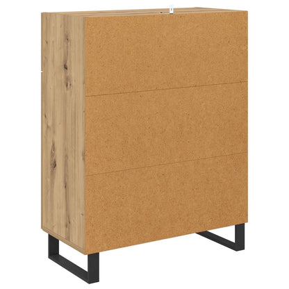 vidaXL Sideboard Artisan-Eiche 69,5 x 34 x 90 cm Holzwerkstoff