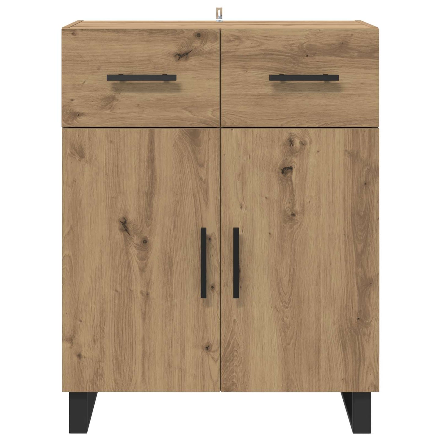 vidaXL Sideboard Artisan-Eiche 69,5 x 34 x 90 cm Holzwerkstoff