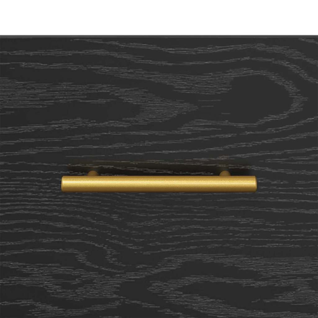 vidaXL TV-Schränk Schwarz Eichen-Optik 150 x 36 x 30 cm Holzwerkstoff