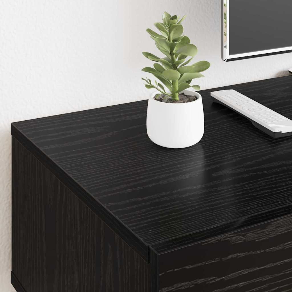 vidaXL TV-Schränk Schwarz Eichen-Optik 150 x 36 x 30 cm Holzwerkstoff