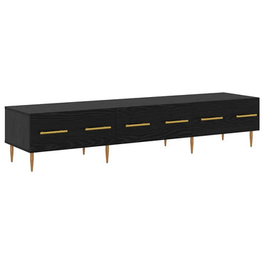vidaXL TV-Schränk Schwarz Eichen-Optik 150 x 36 x 30 cm Holzwerkstoff