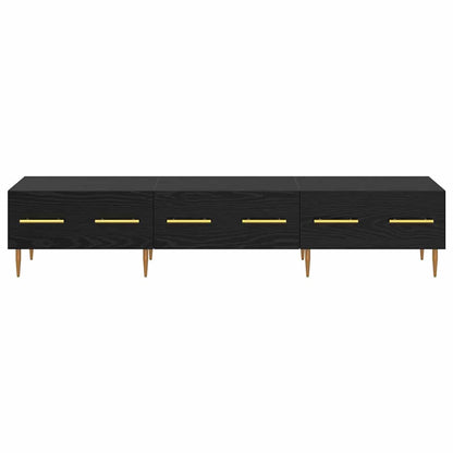 vidaXL TV-Schränk Schwarz Eichen-Optik 150 x 36 x 30 cm Holzwerkstoff