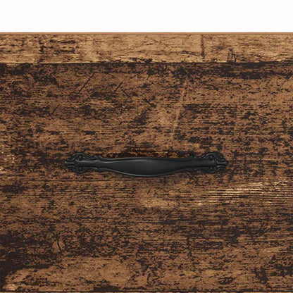 vidaXL Nachttisch mit Schubladen Altholz 35 x 35 x 20 cm Holzwerkstoff