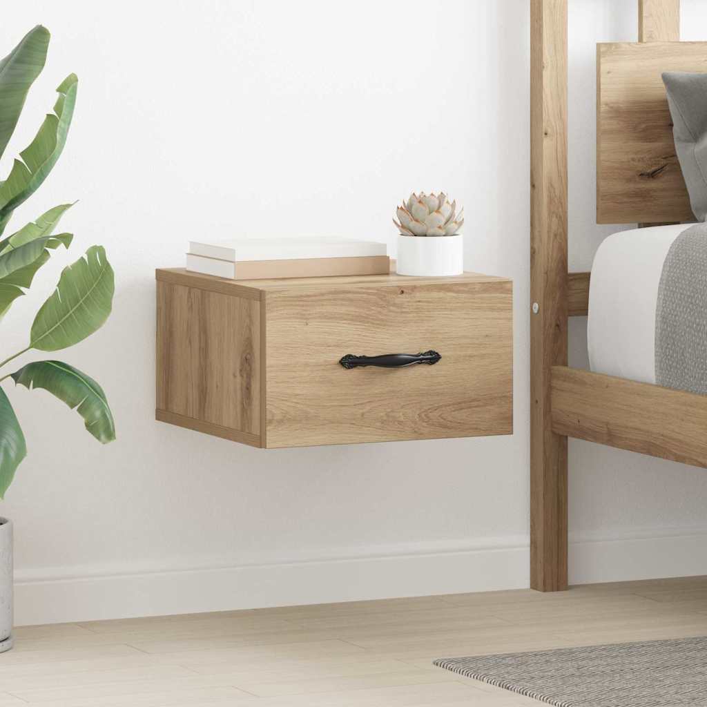 vidaXL Nachttisch Artisan-Eiche 35 x 35 x 20 cm Holzwerkstoff