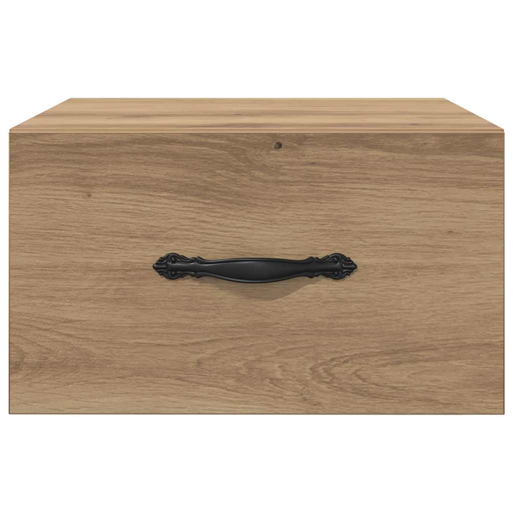 vidaXL Nachttisch Artisan-Eiche 35 x 35 x 20 cm Holzwerkstoff