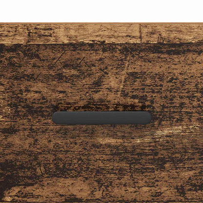 vidaXL Table de chevet murale Bois de récupération 35 x 35 x 20 cm Bois d'ingénierie