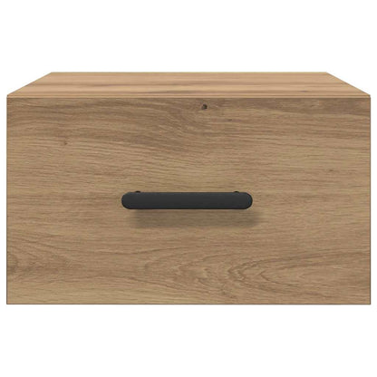 vidaXL Nachttisch 2 pcs Artisan-Eiche 35 x 35 x 20 cm Holzwerkstoff