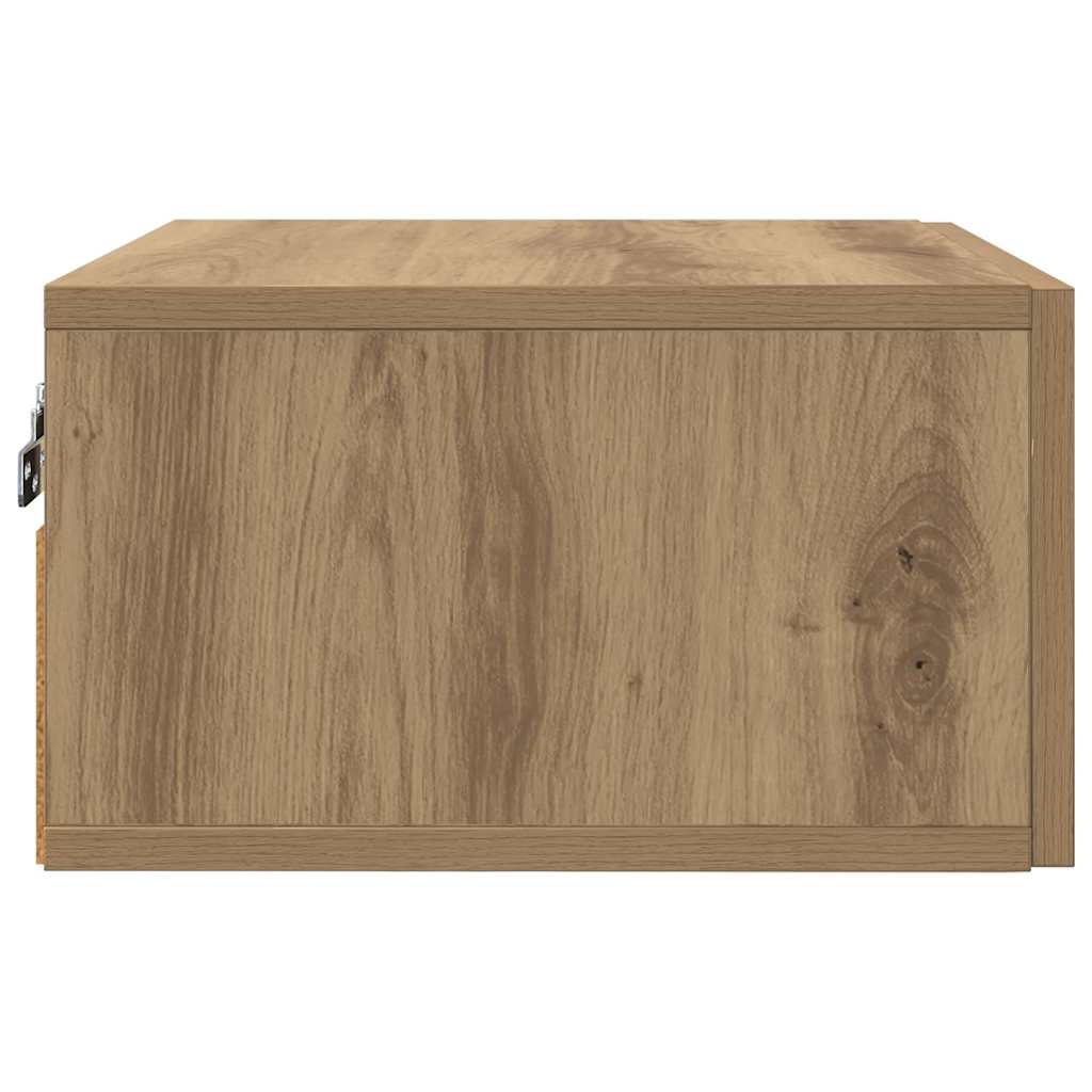 vidaXL Nachttisch 2 pcs Artisan-Eiche 35 x 35 x 20 cm Holzwerkstoff