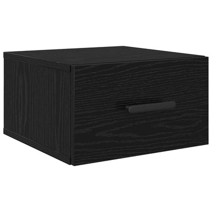 vidaXL Nachttisch 2 pcs Schwarz Eichen-Optik 35 x 35 x 20 cm