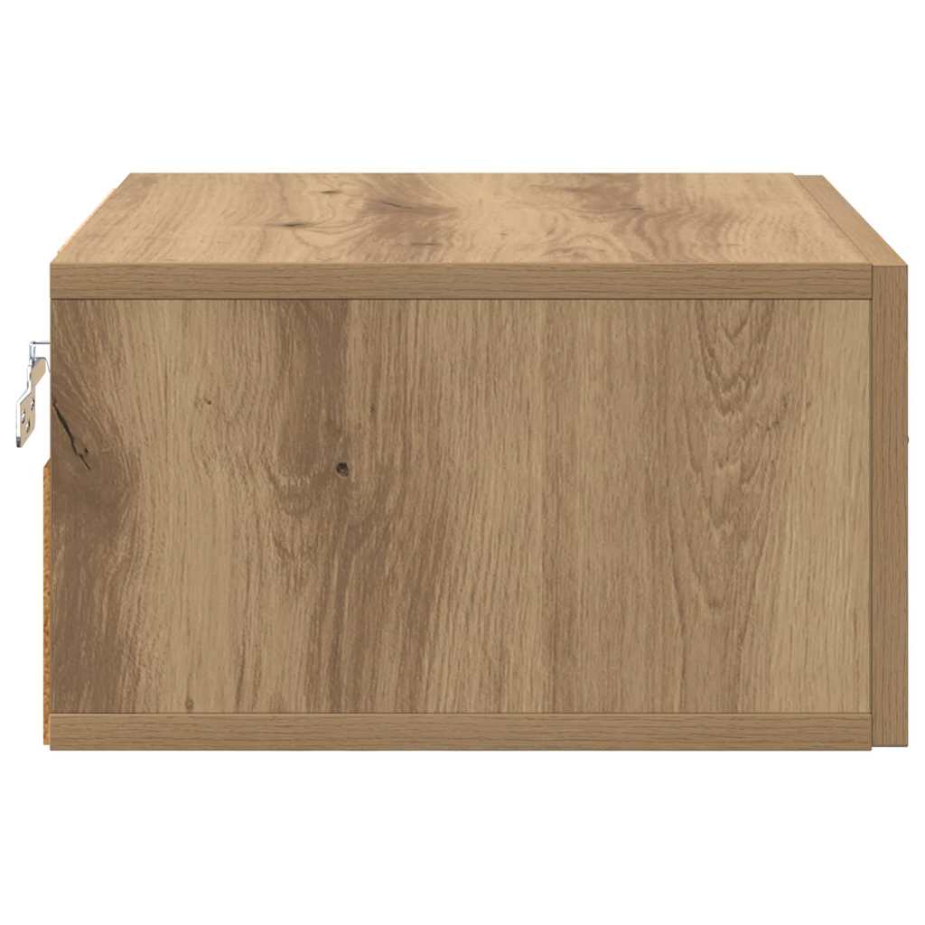 vidaXL Nachttisch Artisan-Eiche 35 x 35 x 20 cm Holzwerkstoff