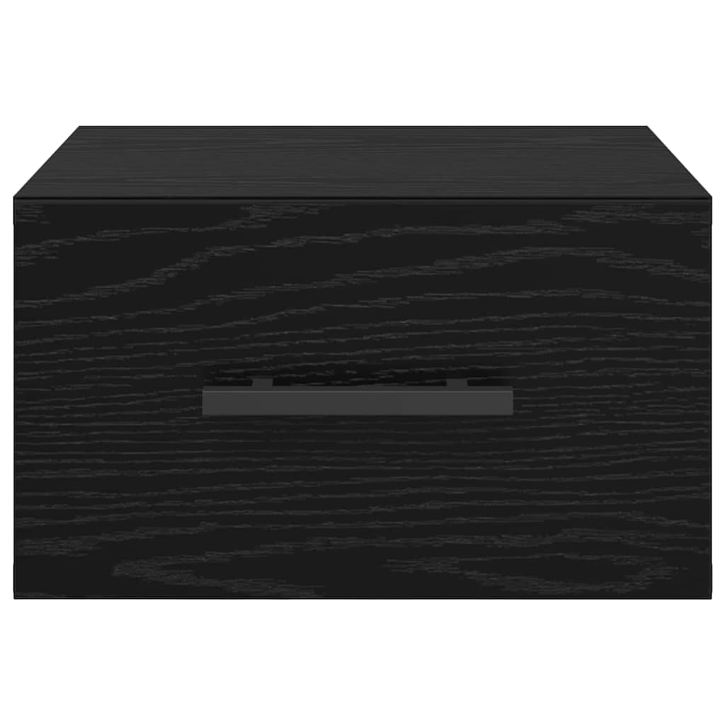 vidaXL Nachttisch Schwarz Eichen-Optik 35 x 35 x 20 cm Holzwerkstoff