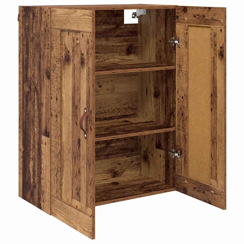 vidaXL Wandschrank Altholz 69,5 x 34 x 90 cm Holzwerkstoff