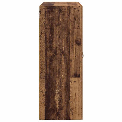 vidaXL Wandschrank Altholz 69,5 x 34 x 90 cm Holzwerkstoff