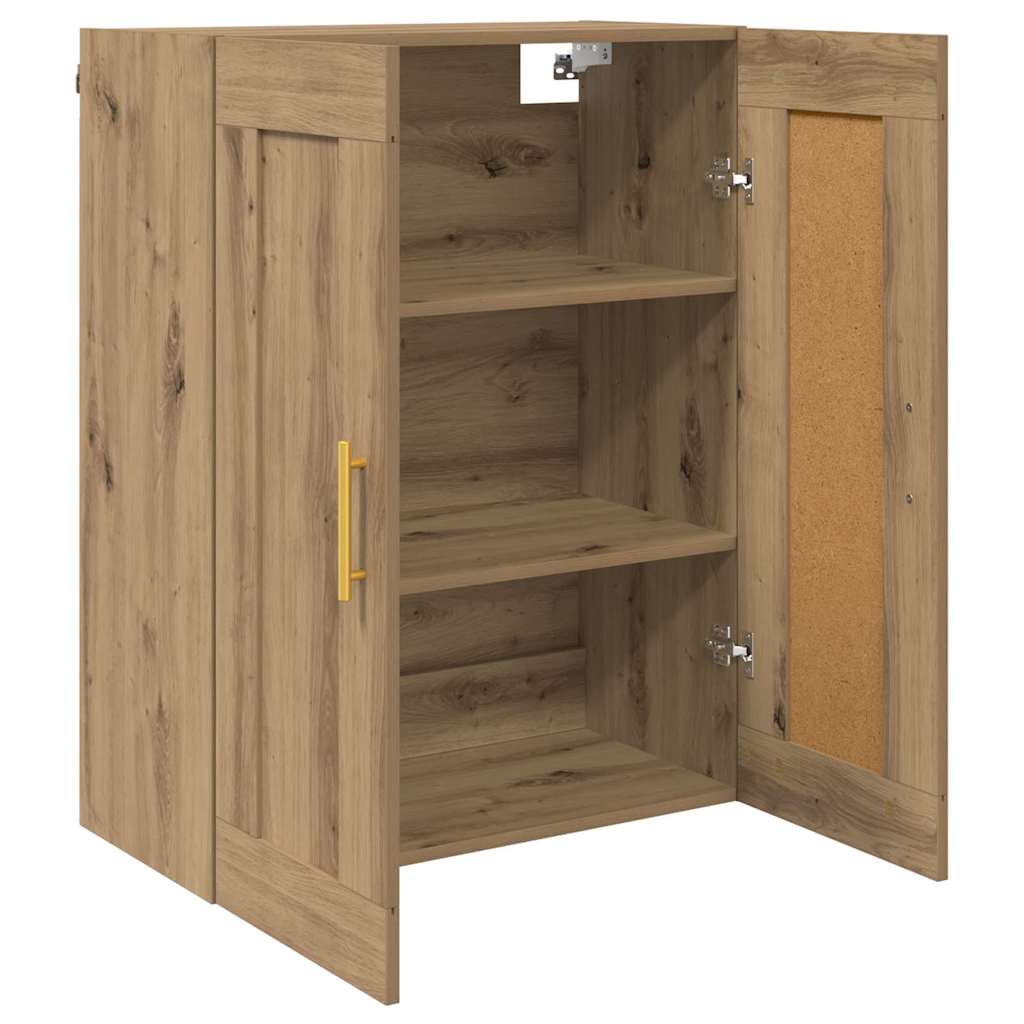 Wandschrank Artisan-Eiche 69,5 x 34 x 90 cm Holzwerkstoff