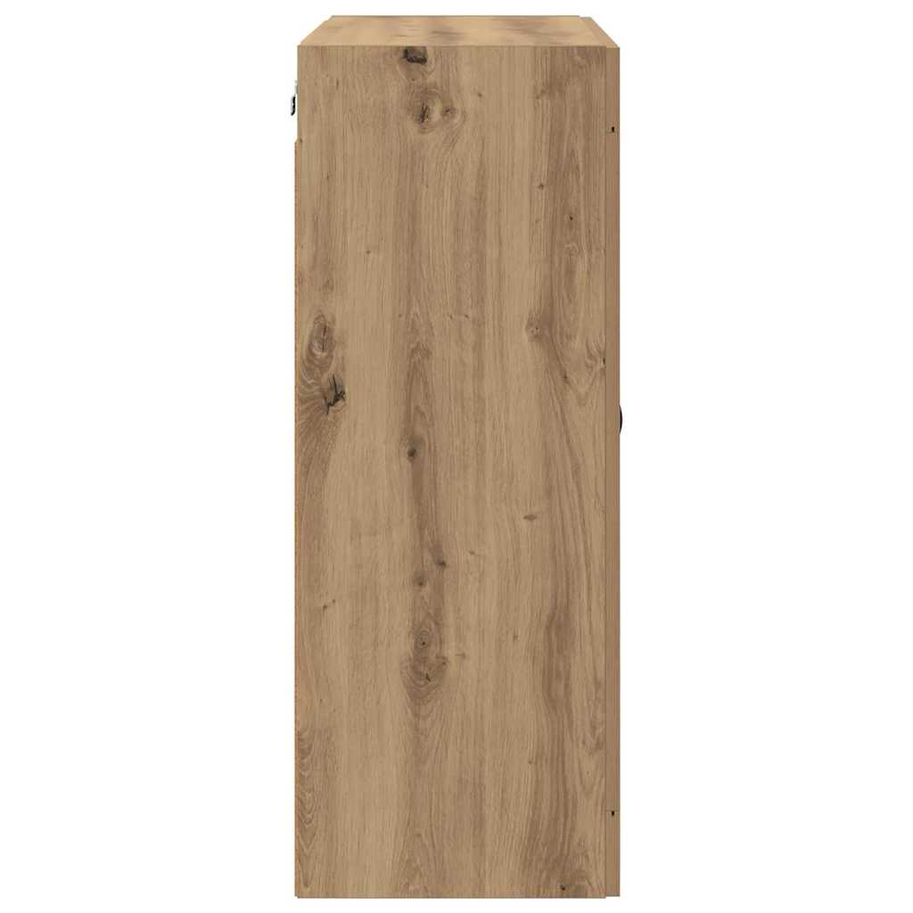 vidaXL Wandschrank Artisan-Eiche 69,5 x 34 x 90 cm Holzwerkstoff