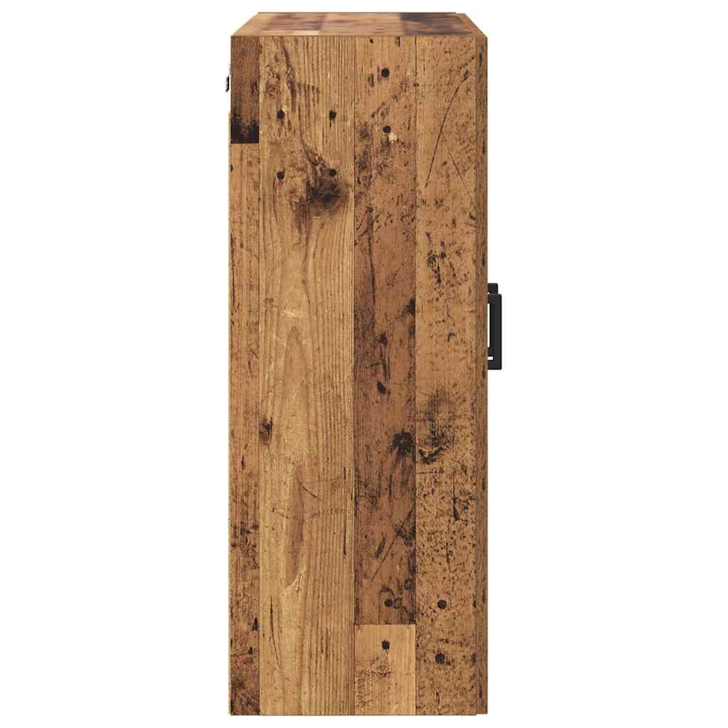 vidaXL Wandschrank Altholz 69,5 x 34 x 90 cm Holzwerkstoff