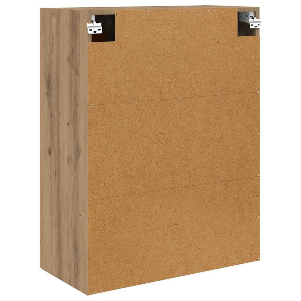 vidaXL Wandschrank Artisan-Eiche 69,5 x 34 x 90 cm Holzwerkstoff