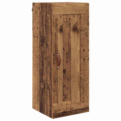 vidaXL Wandschrank Altholz 34,5 x 34 x 90 cm Holzwerkstoff