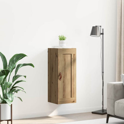 vidaXL Wandschrank Artisan-Eiche 34,5 x 34 x 90 cm Holzwerkstoff