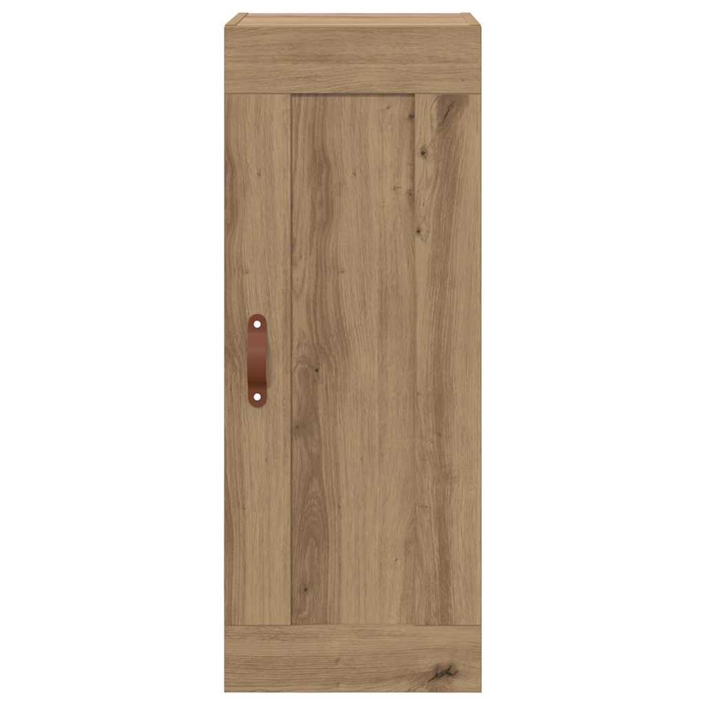 vidaXL Wandschrank Artisan-Eiche 34,5 x 34 x 90 cm Holzwerkstoff