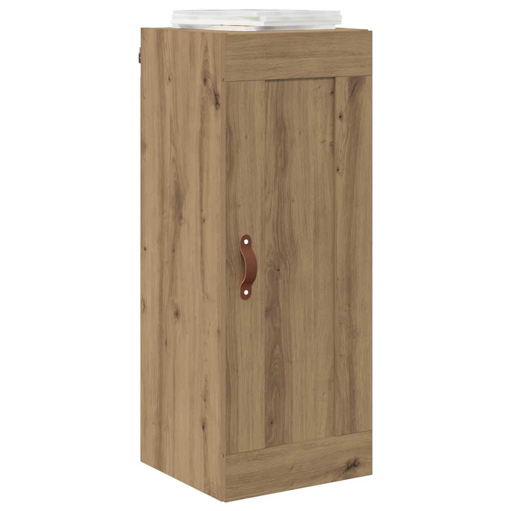 vidaXL Wandschrank Artisan-Eiche 34,5 x 34 x 90 cm Holzwerkstoff