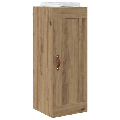 vidaXL Wandschrank Artisan-Eiche 34,5 x 34 x 90 cm Holzwerkstoff