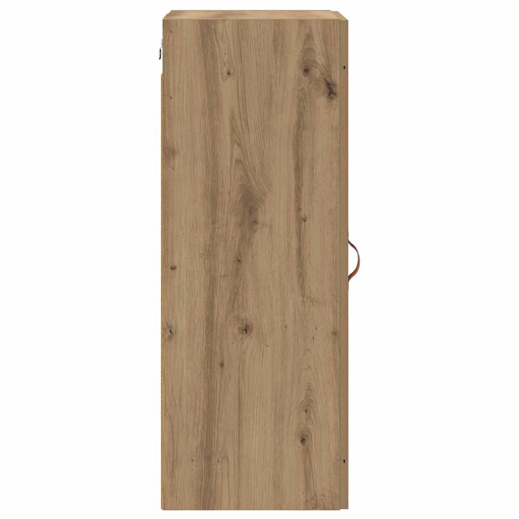 vidaXL Wandschrank Artisan-Eiche 34,5 x 34 x 90 cm Holzwerkstoff
