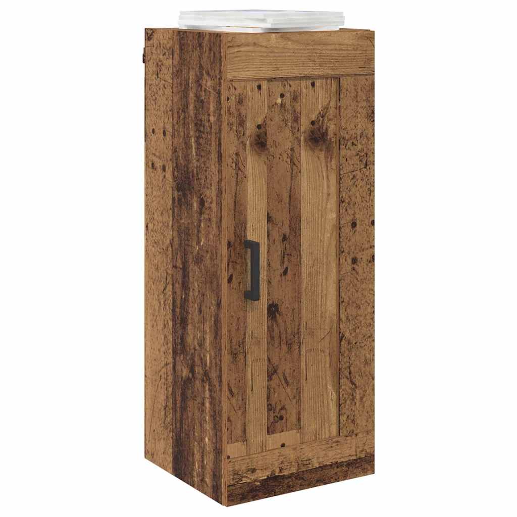 vidaXL Wandschrank Altholz 34,5 x 34 x 90 cm Holzwerkstoff