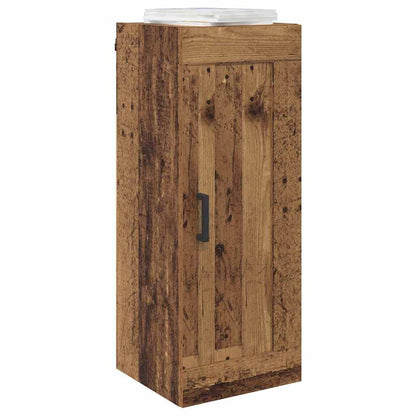 vidaXL Wandschrank Altholz 34,5 x 34 x 90 cm Holzwerkstoff