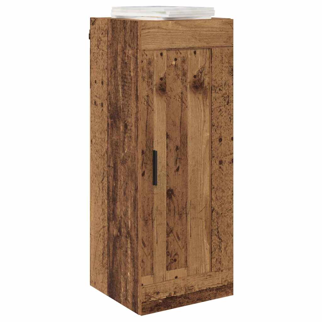 vidaXL Wandschrank Altholz 34,5 x 34 x 90 cm Holzwerkstoff