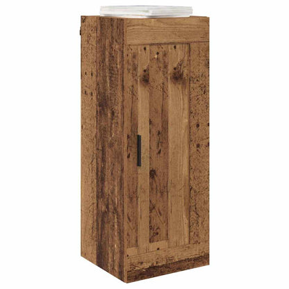 vidaXL Wandschrank Altholz 34,5 x 34 x 90 cm Holzwerkstoff