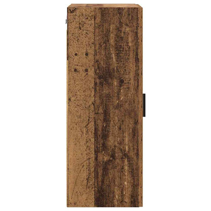 vidaXL Wandschrank Altholz 34,5 x 34 x 90 cm Holzwerkstoff