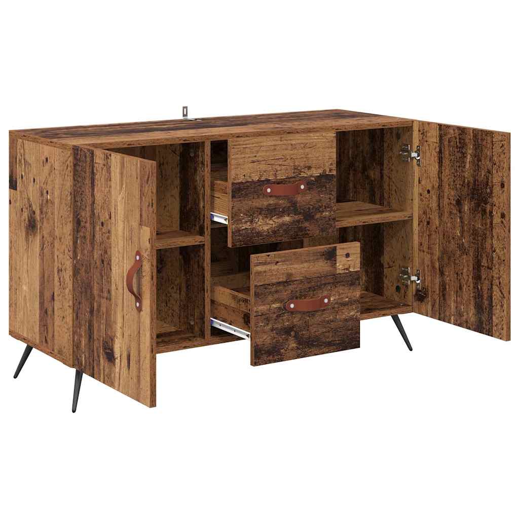 Sideboard mit Schubladen Altholz 100 x 36 x 60 cm Holzwerkstoff
