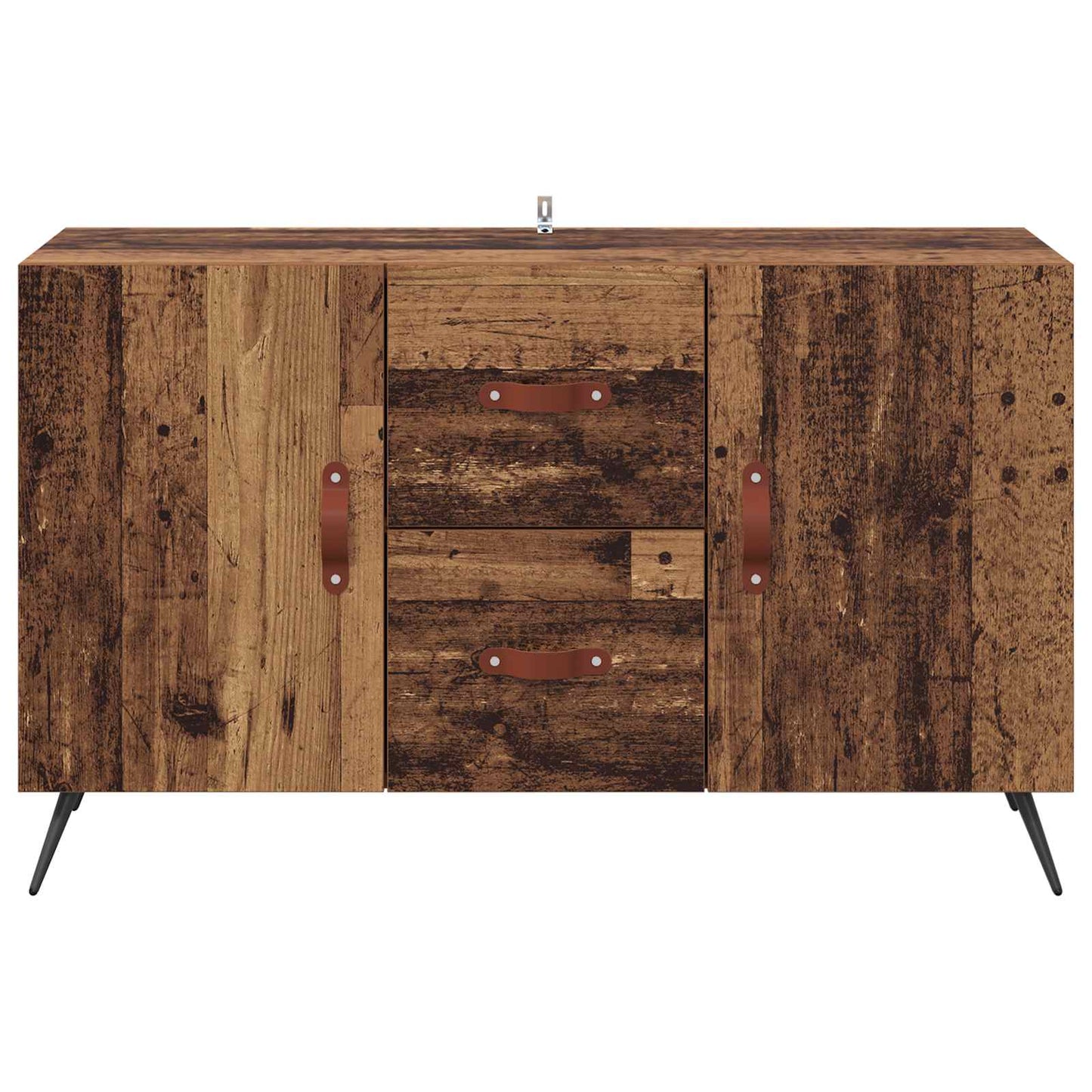 vidaXL Sideboard mit Schubladen Altholz 100 x 36 x 60 cm Holzwerkstoff
