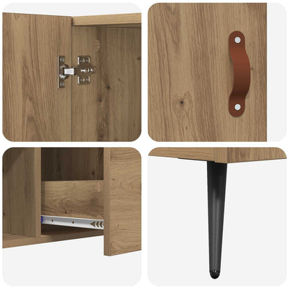 vidaXL Sideboard Artisan-Eiche 100 x 36 x 60 cm Holzwerkstoff