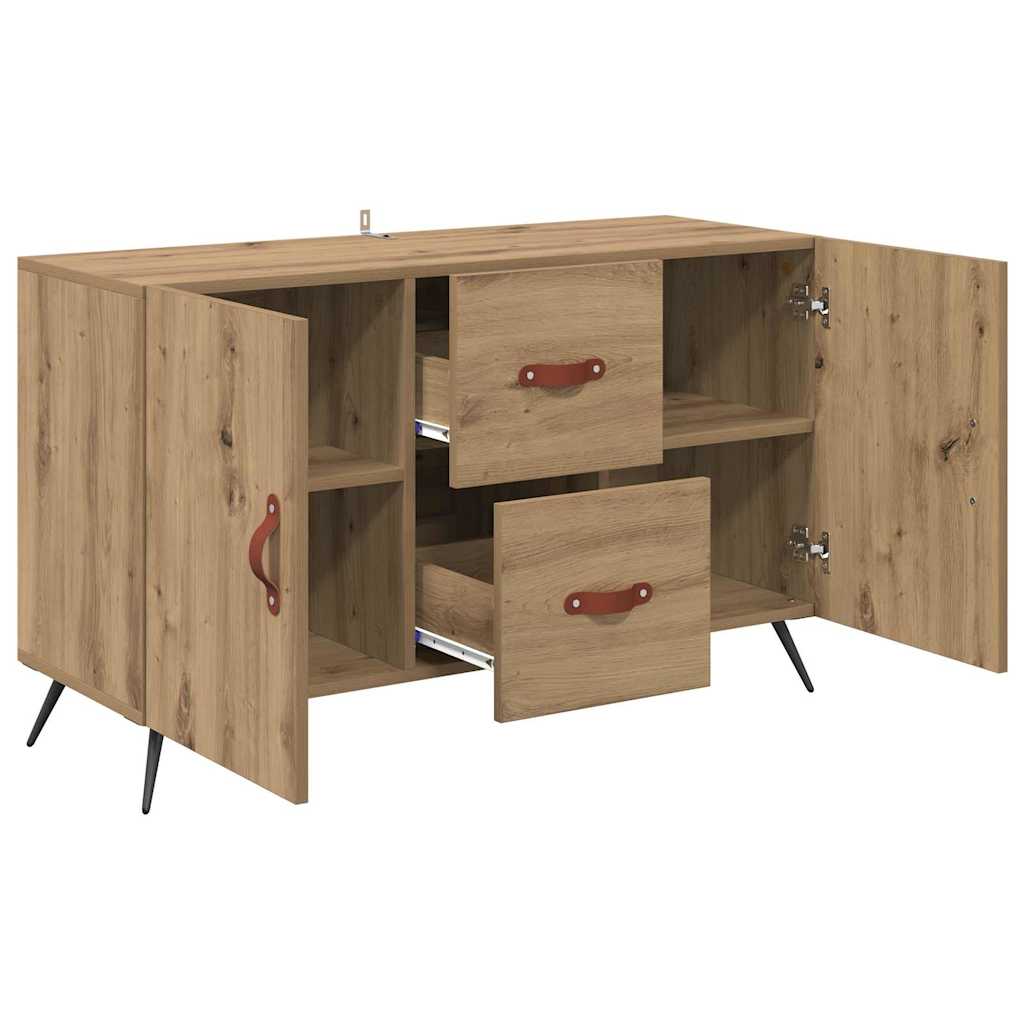 Sideboard Artisan-Eiche 100 x 36 x 60 cm Holzwerkstoff