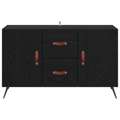 vidaXL Sideboard Schwarz Eichen-Optik 100 x 36 x 60 cm Holzwerkstoff